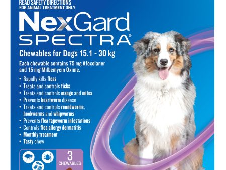 Nexgard Spectra Large Dog Chews 15.1-30kg Online now