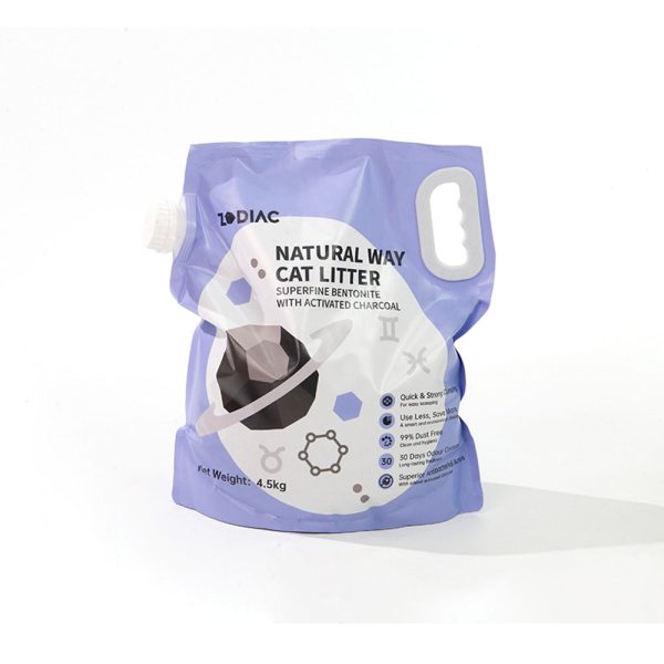 ZODIAC Natural Way Superfine Bentonite With Activated Charcoal Cat Litter 4.5Kg Fashion