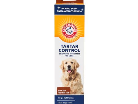 Arm and Hammer Tartar Control Enzymatic Toothpaste for Dogs Beef Hot on Sale