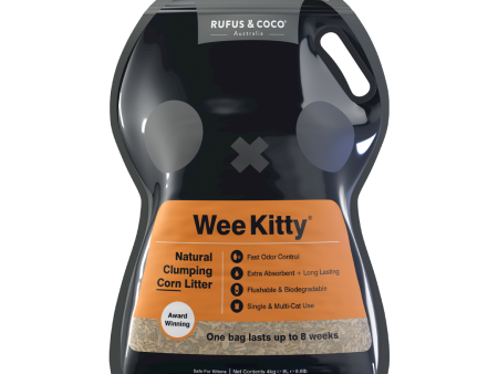 Rufus & Coco Wee Kitty Clumping Corn Cat Litter Online