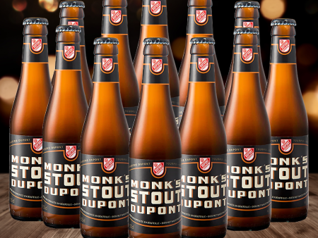 Brasserie Dupont Belgian Monks Stout 330ml Bottles - 5.2% ABV (12 Pack) For Discount