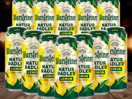 Warsteiner Natur Lemon Radler 500ml Cans (12 pack) - 2.0% ABV Cheap