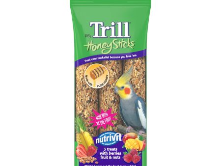 Trill Honey Sticks for Cockatiels 105g For Discount