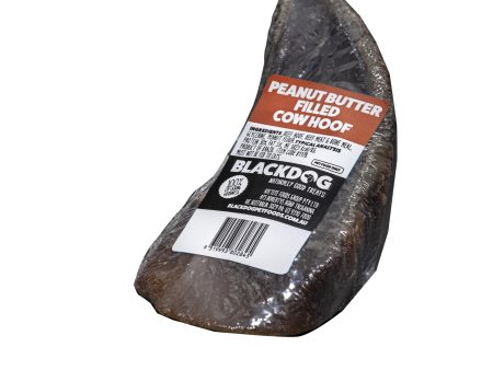 Blackdog Filled Cow Hoof Peanut Butter Dog Treat For Cheap