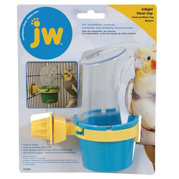 Jw Insight Clean Cup Bird Feed And Water Supply