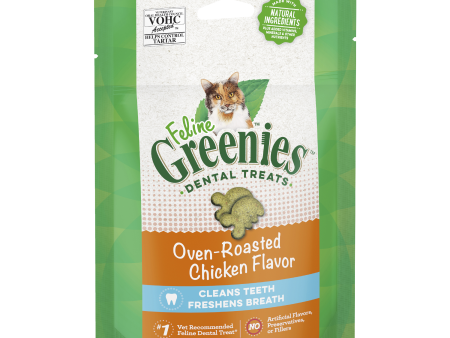 Greenies Cat Dental Health Treats Oven Roasted Chicken Online now