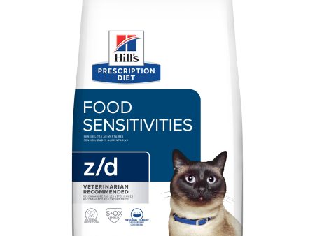 Hill s Prescription Diet z d Skin Food Sensitivities Dry Cat Food Online now