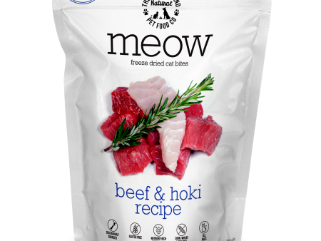 New Zealand Naturals Meow Freeze Dried Cat Treat Beef & Hoki Fish 50g Hot on Sale