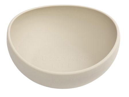 FuzzYard Life Silicone Dog Bowl Sandstone on Sale