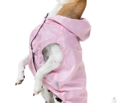 FuzzYard Flipside Dog Raincoat Pink Online now