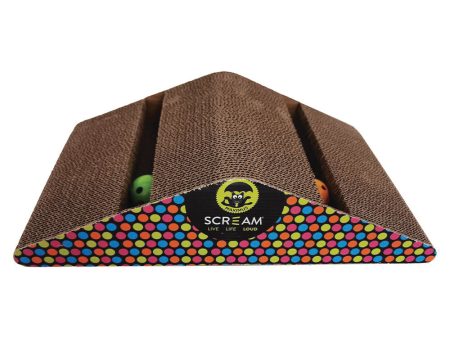 Scream Triangle Cat Scratcher Cheap