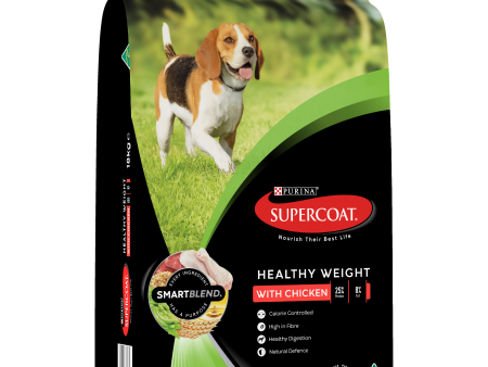 Supercoat Chicken Healthy Weight Adult Dry Dog Food 18kg Hot on Sale