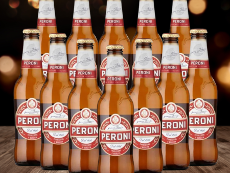 Peroni Originale Red Label Premium Italian Lager - 4.3% ABV (12 Pack) Discount