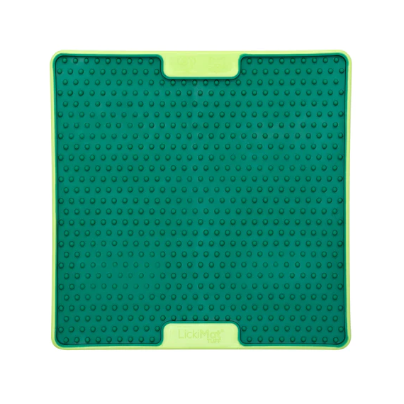 LickiMat Tuff Pro Slow Feeder Dog Mat Green Discount