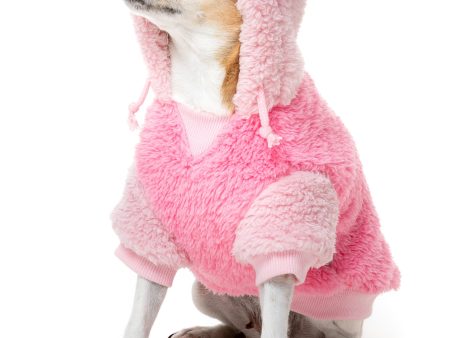 FuzzYard Winnie Dog Hoodie Pink Supply