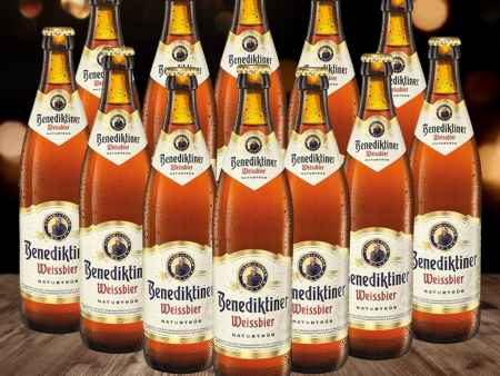 Benediktiner German Weissbier Wheat Beer 500ml Bottle - 5.4% ABV (12 Pack) Discount