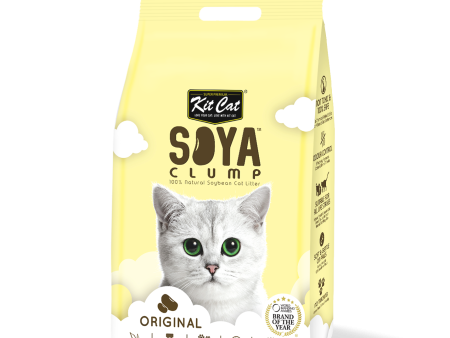 Kit Cat Soya Clumping Cat Litter Original 7L For Discount