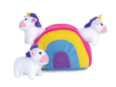 Zippypaws Burrow Unicorn Rainbow Dog Toy Online Hot Sale