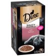 Dine Classic Saucy Morsels With Salmon Multipack Wet Cat Food 85g x 7 Online