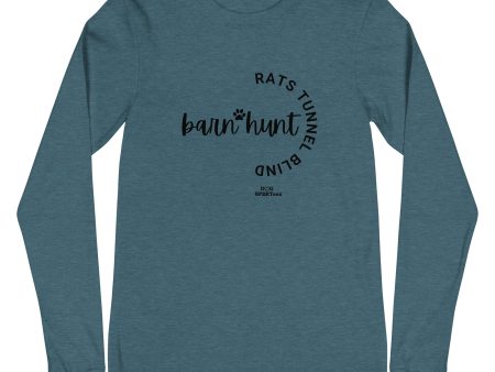 Barn Hunt Unisex Long Sleeve Tee For Sale