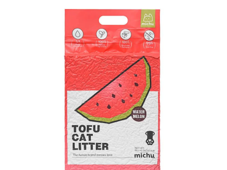 Michu Natural Clumping Cat Litter Watermelon 6L For Sale