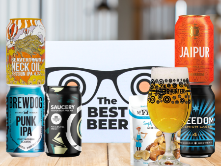 Best of British Craft Beer 5 Can Gift Pack with Glass Fashion