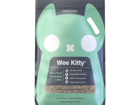 Rufus & Coco Wee Kitty Eco Plant Cat Litter For Cheap