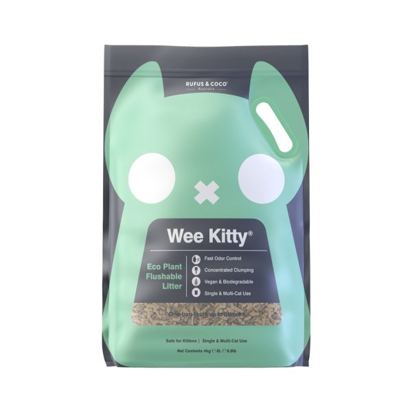 Rufus & Coco Wee Kitty Eco Plant Cat Litter For Cheap