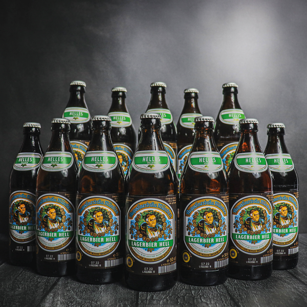 Augustiner Helles German Lager 500ml Bottles - 5.2% ABV (12 Multipack) Cheap