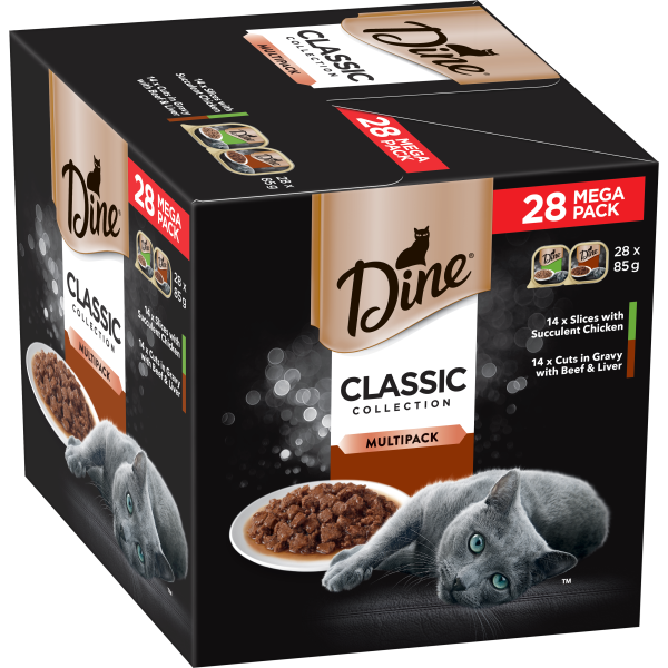 Dine Classic Collection Chicken & Beef 85g x 28 on Sale