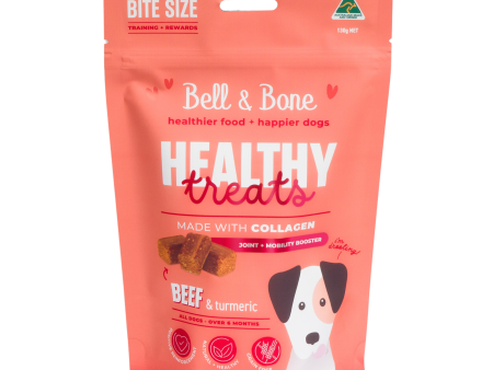 Bell & Bone Healthy Treats Joint + Mobility Booster Beef & Turmeric Dog Treats 130g Discount