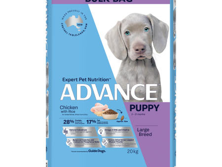 Advance Chicken and Rice Puppy Large Breed Dry Dog Food 20kg Online