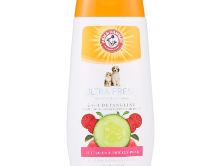 Arm and Hammer Ultra Fresh 2-in-1 Detangling Shampoo & Conditioner with Coconut Oil & Silk Protein For Discount