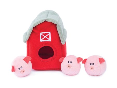 Zippypaws Burrow Pig Barn Dog Toy Hot on Sale