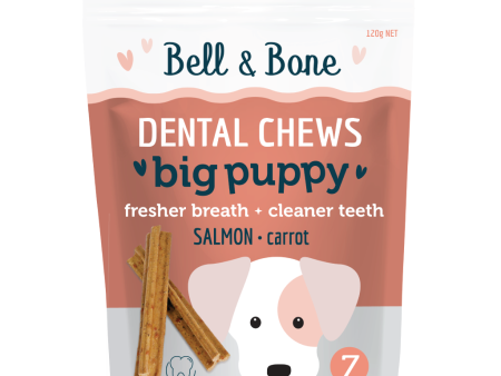 Bell & Bone Big Puppy Dental Chews Salmon 7 Pack Cheap