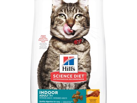 Hill s Science Diet Adult 7+ Senior Indoor Dry Cat Food Supply