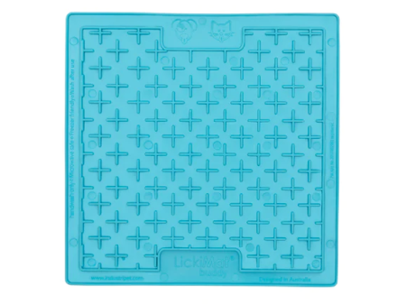 LickiMat Classic Buddy Slow Feeder Cat Mat Turquoise Online Sale