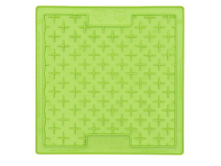 Lickimat Classic Buddy Slow Feeder Cat and Dog Mat Green Hot on Sale