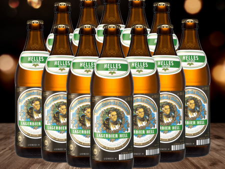 Augustiner Helles German Lager 500ml Bottles - 5.2% ABV (12 Multipack) Cheap