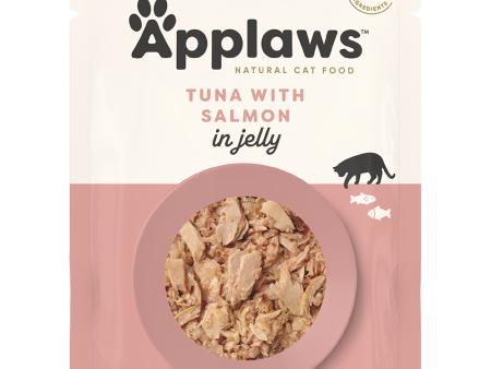 Applaws Natural Wet Cat Pouch Tuna & Salmon 70g x 16 Online Hot Sale