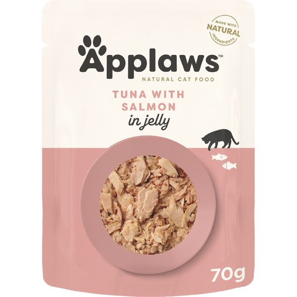 Applaws Natural Wet Cat Pouch Tuna & Salmon 70g x 16 Online Hot Sale