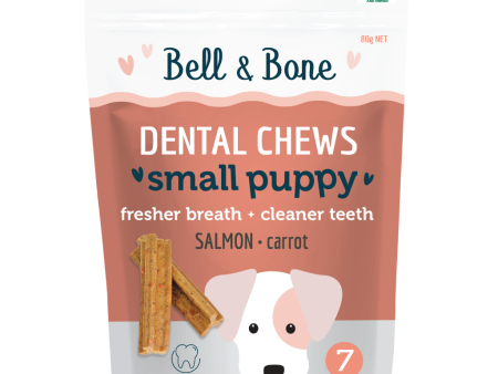 Bell & Bone Small Puppy Dental Chews Salmon 7 Pack Discount