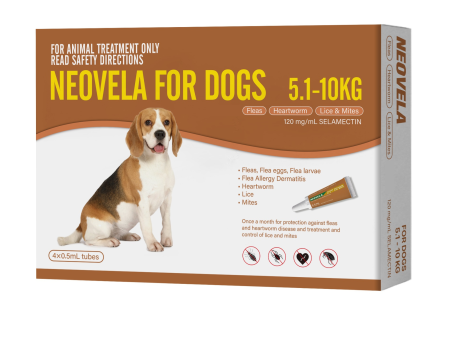 Neovela For Dogs 5.1-10kg 4 Pack For Sale