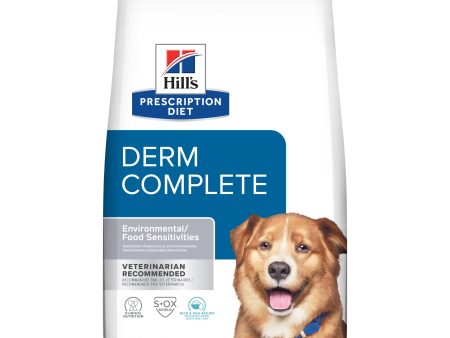 Hill s Prescription Diet Derm Complete Environmental Food Sensitivities Dry Dog Food on Sale