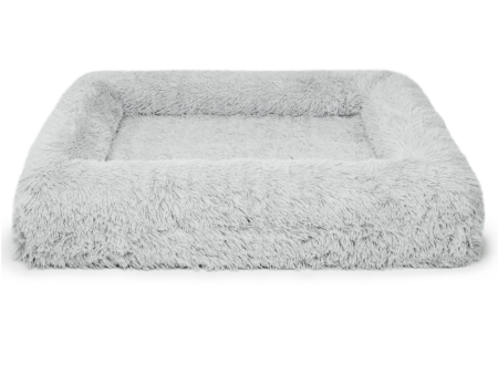 Dazy Dog Orthopaedic Memory Foam Dog Bed Grey Shag Supply