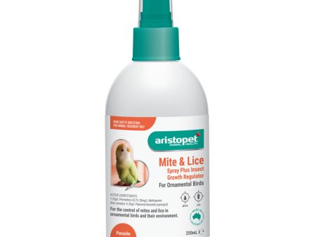 Aristopet Bird Mite and Lice Spray 250ml Fashion