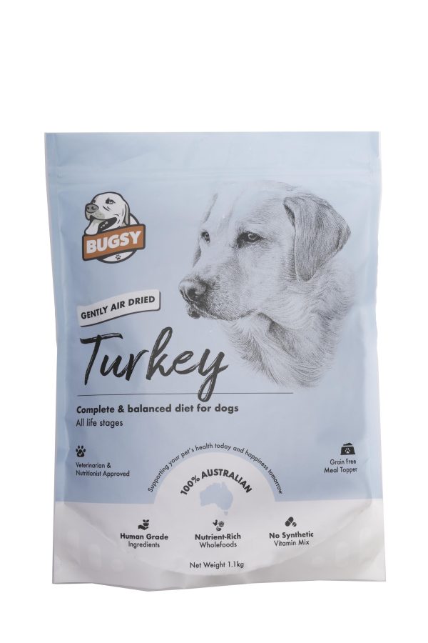 Bugsy Air Dried Dog Food Turkey Online