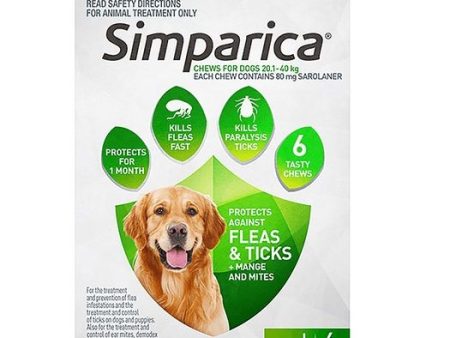 Simparica Large Dog Chews 20.1-40kg Cheap