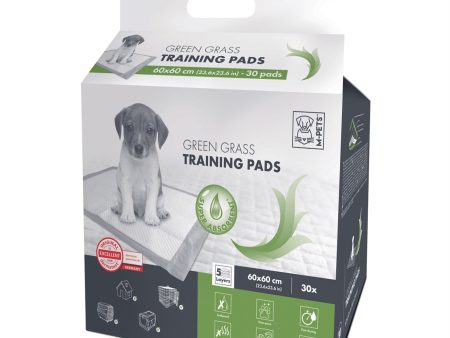 M-Pets Green Grass Dog Training Pads 30 Pack 60cm Sale