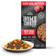 Absolute Holistic Home Cooked Recipe Beef Peas & Salmon Dog Wet Food 125g x 3 Supply